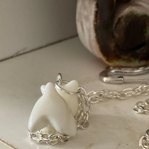 Silver plated chain Bull Terrier necklace BOGO - Picture 9 of 14